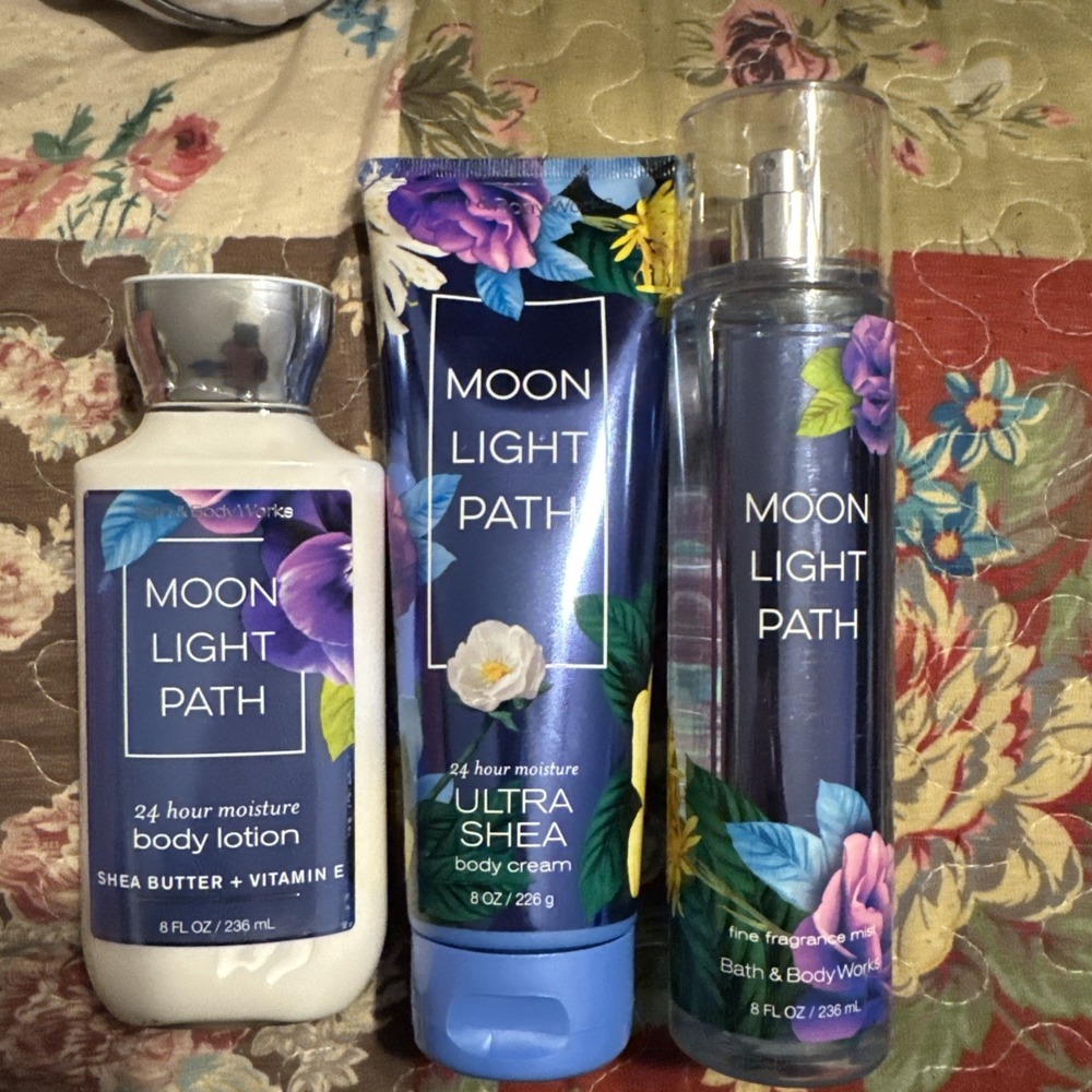 Moonlight Path Body Mist Body Cream Body Lotion By Bath & Body Works New